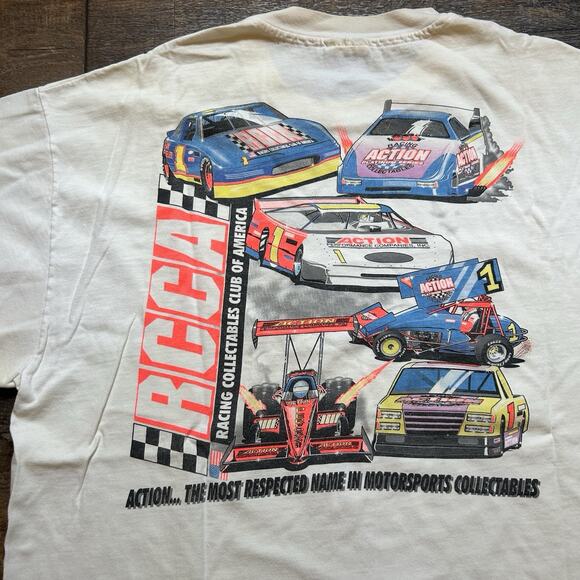 Vtg 90s RCAA XL Racing Collectables‎ Club of America Winston Cup Mens T-Shirt - Picture 6 of 6